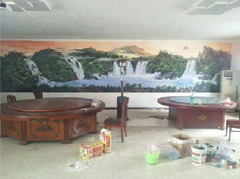  临颍墙绘-写实风景