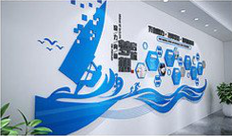  临颍海浪主题文化墙如何设计？