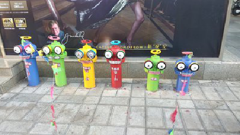  临颍商业区彩绘