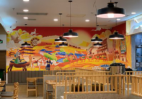  临颍商业空间彩绘介绍。