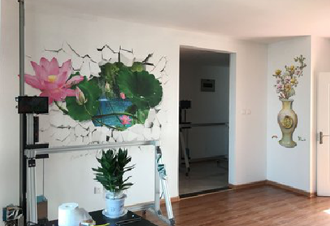  临颍墙体彩绘相比墙纸的优势。