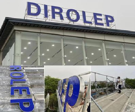  临颍楼顶发光字安装的注意事项。